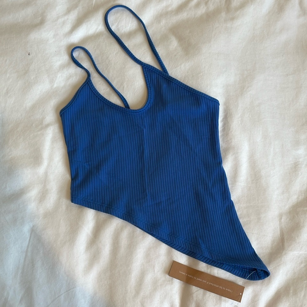 NWT The Reformation Oceane Knit Tank in Dusk